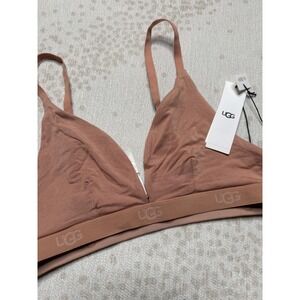 UGG Francis Bralette Sand Logo Band Women's Small NWT 1136919 Tan Brown